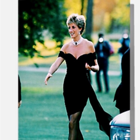 Vintage jersey asymmetrical cocktail dress. Ruby rox. - Picture 4 of 4